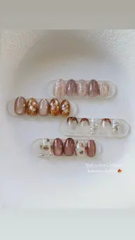 (🧡オフなし)定額デザインコース(L)ニュアンスアート🧺🌿