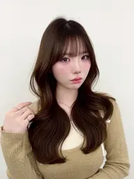 🌺平日新規限定🌺カット➕艶カラー➕韓国式3stepトリートメント🇰🇷🤍✨➕巻き髪