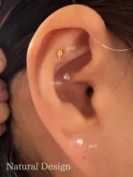 【耳つぼジュエリー】💎6粒（左右3粒ずつ）