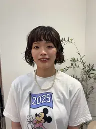 【新規クーポン】　似合わせカット＋前髪パーマ