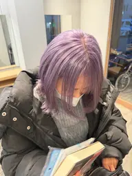 カット+ブリーチリタッチ(3cm以内)+カラー👑