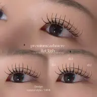 セーブル140本🎀+束感コーティング🫧➕¥1,000でフラットラッシュに変更🉑