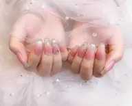 🌸オフなし🌸ワンホン💅チークネイル+マグネットフレンチ✨