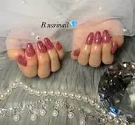 ケア込み💎ワンカラ-、クリアベースラメグラ(追加1カラ-500円)オフなし❌※長さだしは別料金