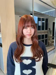 🩵前髪カット＆補修トリートメントカラー