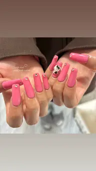 【オフ無】チップ長さだし🎀ワンカラー(マグネット.ミラー.フラッシュ可◎)