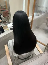 Premium艶髪ストレート(縮毛矯正)+カット