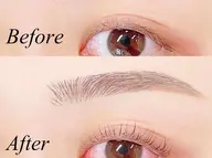 学割U24🎓《ナチュラル眉🌱》美眉アイブロウWAX+間引き（メイク込み）¥4800