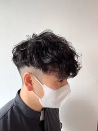 【⚡️人気No.3⚡️】似合わせmen'sカット＋デザインパーマ¥11770(水戸/メンズカット)