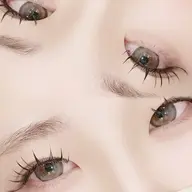 【高持続◎】LEDフラットラッシュ100本🐼🩶 アイシャンプー、コーティング仕上げ込˚✧₊