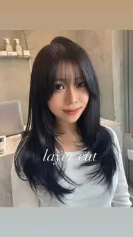 ✨【ご新規様限定価格】✨️似合わせカット🩵ྀི➕透明感カラー🌈➕ミルボン2stepトリートメント🫧