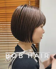 カット＋寒色透け感カラー ¥9,000 [新宿駅]