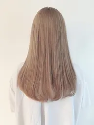 ダブルカラー(フル)ケアブリーチ込み(平日のみ)学生限定メニュー、ミニモ学割！トリートメント込み