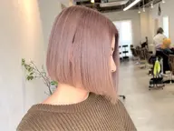 ケアブリーチ(追いブリーチ込み)+カット+トリートメント