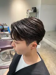 【メンズ限定】🌳(ダウンパーマ)+メンズカット🌳💥今流行りの韓国スタイル！朝のスタイリングも簡単にカッコよく！💥