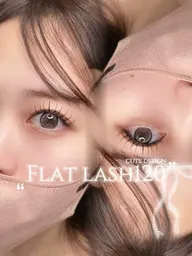 【マツエク】フラットラッシュ120本迄🤍オフ込み+スーパーロック&美容液コーティング仕上げ✨