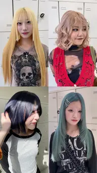 【個性引き出すハイトーンカラーしたい方必見🐱♡】ケアトリプルカラー＋オリジナルトリートメント＋炭酸泉＋スタイリング