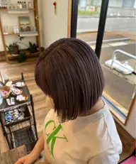 透明感カラー+高保湿トリートメント ¥6,000