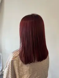 【カット＋Wカラー（ブリーチなし）＋トリートメント】