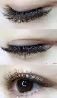 💕2回目から海外最新話題施術法5D&6Dボリュームラッシュ上・下付け放題(上1000本　下100本まで)💕