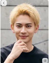 【スパイキーショート】メンズスパイキーショート+ツイストスパイラルパーマ