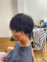 メンズ　カットパーマ