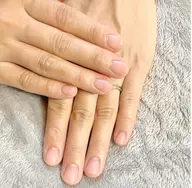 【クリアネイル】オフあり/爪周り角質ケア付きでつるすべ肌に✨/オフ代無料