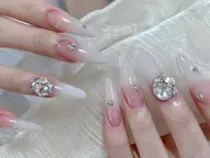【🎉限定嬉しい特典あり🎉】🎀持ち込みデザイン￥7980💅デザイン、パーツ4本まで💕オフ込み90分🎉