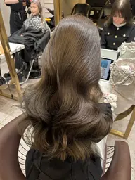 ブリーチなしダブルカラー＆髪質改善トリートメント