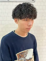 🥈メンズカット➕シャドウパーマ(こっそりパーマ)人気𝒩𝑜.❷