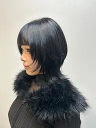 レイヤーボブ（くびれボブ）