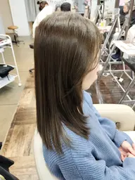 〈絶対傷めたくない極上ケア〉カット＋艶カラー＋髪質改善トリートメント