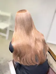 カット＋ブリーチ無しダブルカラー＋トリートメント🍀