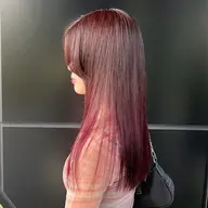 カット＋ブリーチなしダブルカラー🫐