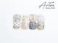 ≪オフ込≫フットネイルワンカラー＋親指アート💅🏻パラジェル変更＋¥550✨