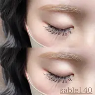 🩶セーブルエクステ　100本　《クリアコーティング込み》※ご新規様不可