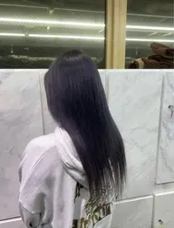 🩶プルエクステ付けたままカラー🩶