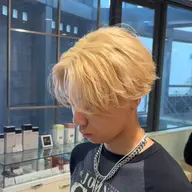 メンズカット&ケアブリーチ&カラー