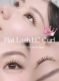 ✨LDカール・LCカール導入✨アップワード＋フラットラッシュ160本 🎀✨オフ/コーティング/アイシャンプー付🎀🧴