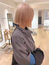 カット+ケアブリーチダブルカラー+トリートメント