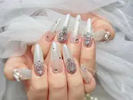 🎀【Hand】スカルプ長さだし+持ち込みデザイン13980 (時間内でデザイン、パーツ6本まで））🎀