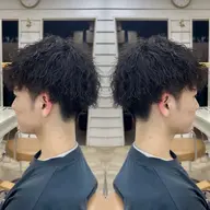 メンズカット＋シャンプー＋眉カットor炭酸シャンプー