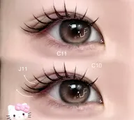 🟢持ち抜群&濃🟢LED💡➕人気バインドロック上まつげ両目80束 コーティング付 二回目以降のお客様¥6990