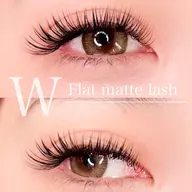 ボリュームUP◎【Wフラットラッシュ】つけ放題¥10300