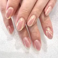 ご新規様オフ無料！うるうるオーロラミラーネイル🪞🫧《オフ有り》パラジェル使用！（再来オフ代別途）