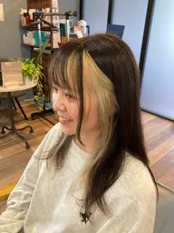 フェイスフレーミングのみ(ブリーチ1回·オンカラー1回)+FLOWDIAシステムトリートメント