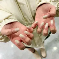 ジェルネイル初めての方にもオススメ🎶 ラメグラデーション💖(オフ無し)