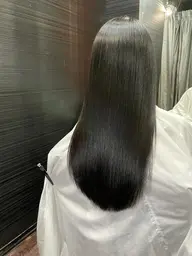 髪質改善トリートメント＋ハホニコトリートメント(ケアプロ超音波アイロン使用)