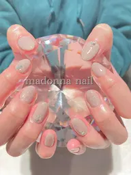 ハンドネイル【ワンカラー】アート2本付き(オフあり)