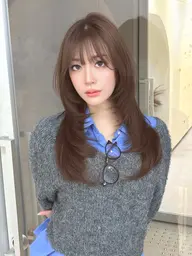 【シャンプーなし🫧】骨格に合わせた前髪顔周りカット+スタイリング